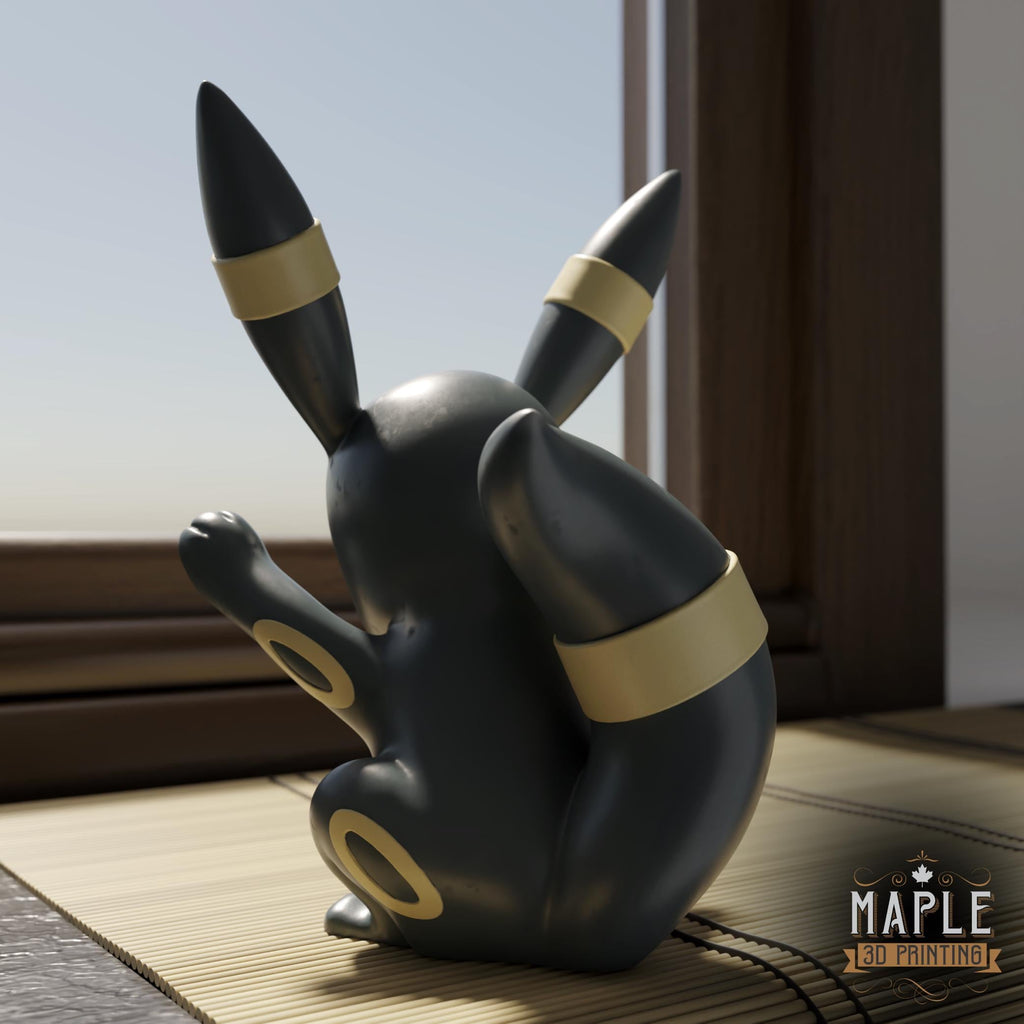 Umbreon 3D Window Decoration | Window Presser | Anime Desk Toy | Room Decor | Shiny Option