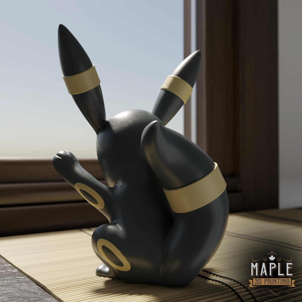 Umbreon 3D Window Decoration | Window Presser | Anime Desk Toy | Room Decor | Shiny Option