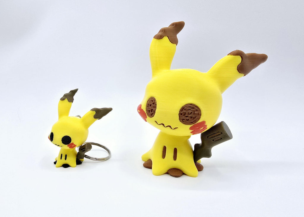 Chibi Mimikyu Figure | 3D Printed Pokemon Collectible | Cute Ghost Pokemon | Kawaii Desk Toy | Pokemon Fan Gift | Anime Figurine