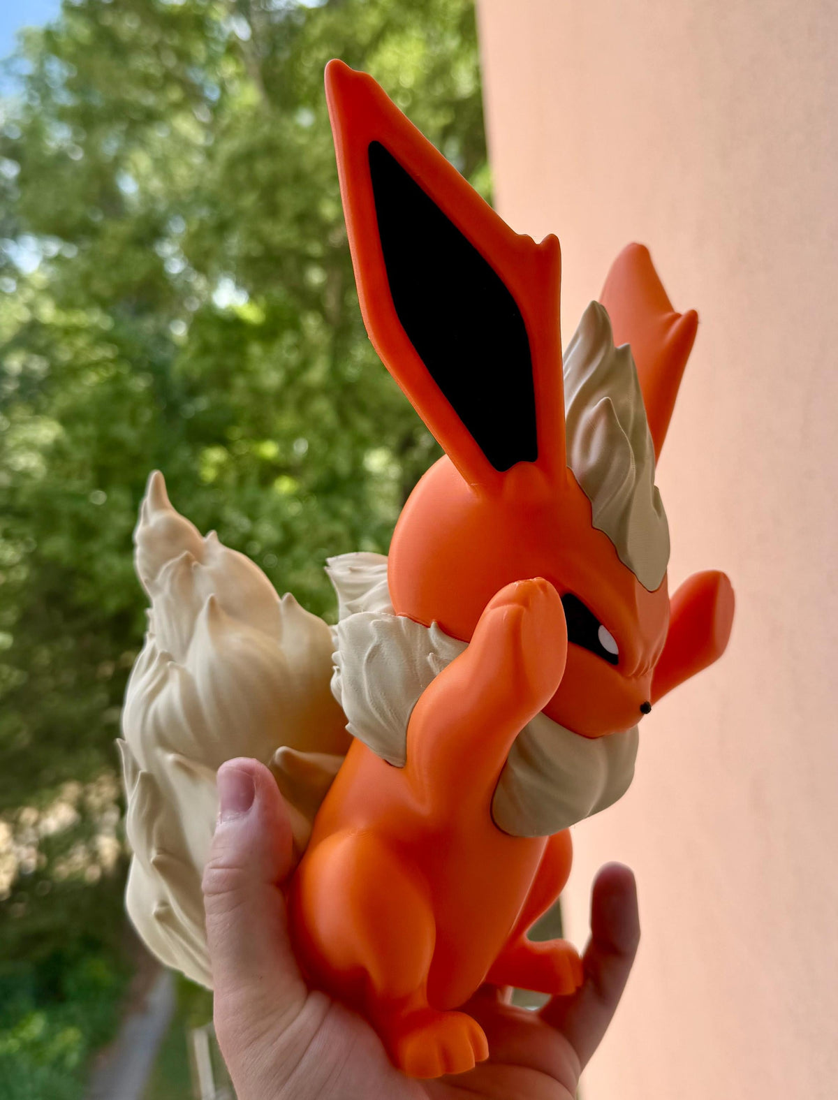 Flareon 3D Window Decoration | Window Presser | Anime Desk Toy | Room Decor