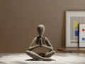 Praying Statue - Minimalist Zen Decor, Meditative Art Piece, Modern Home Accent