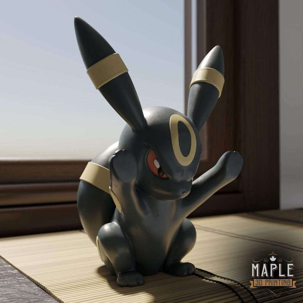 Umbreon 3D Window Decoration | Window Presser | Anime Desk Toy | Room Decor | Shiny Option