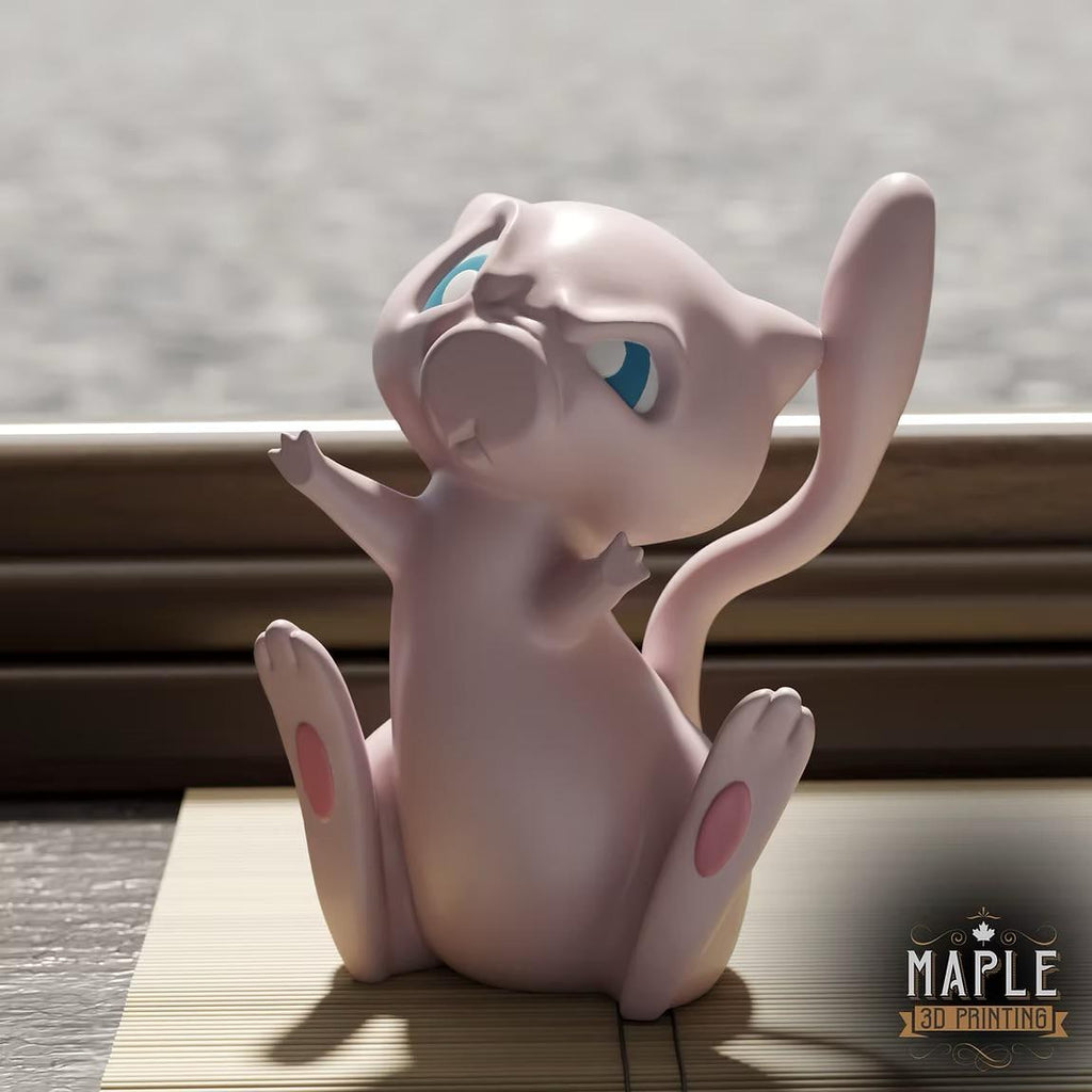 Mew 3D Window Decoration | Window Presser | Anime Desk Toy | Room Decor