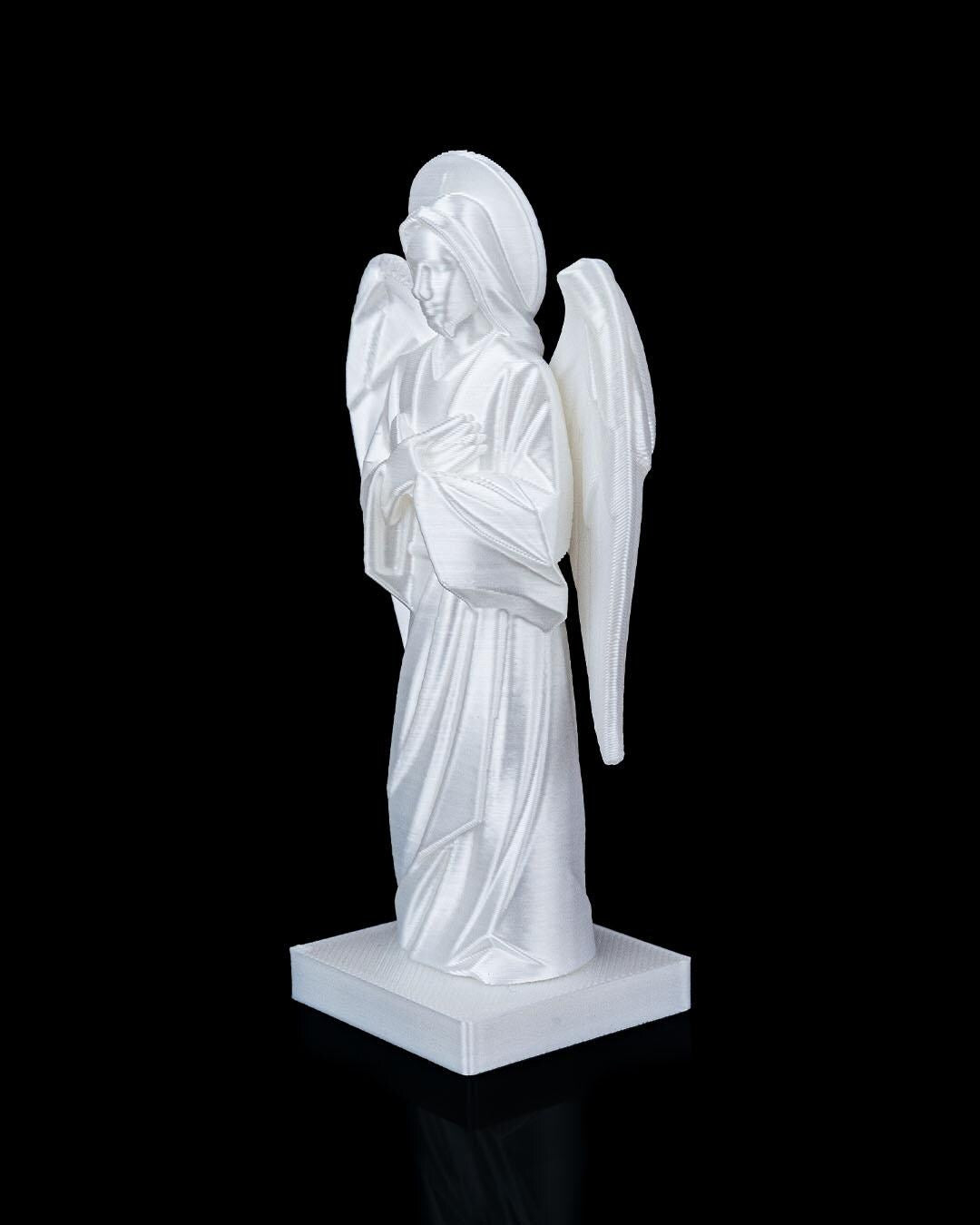 Angel Statue – White Guardian Angel Figurine, Religious Home Decor, Spiritual Gift