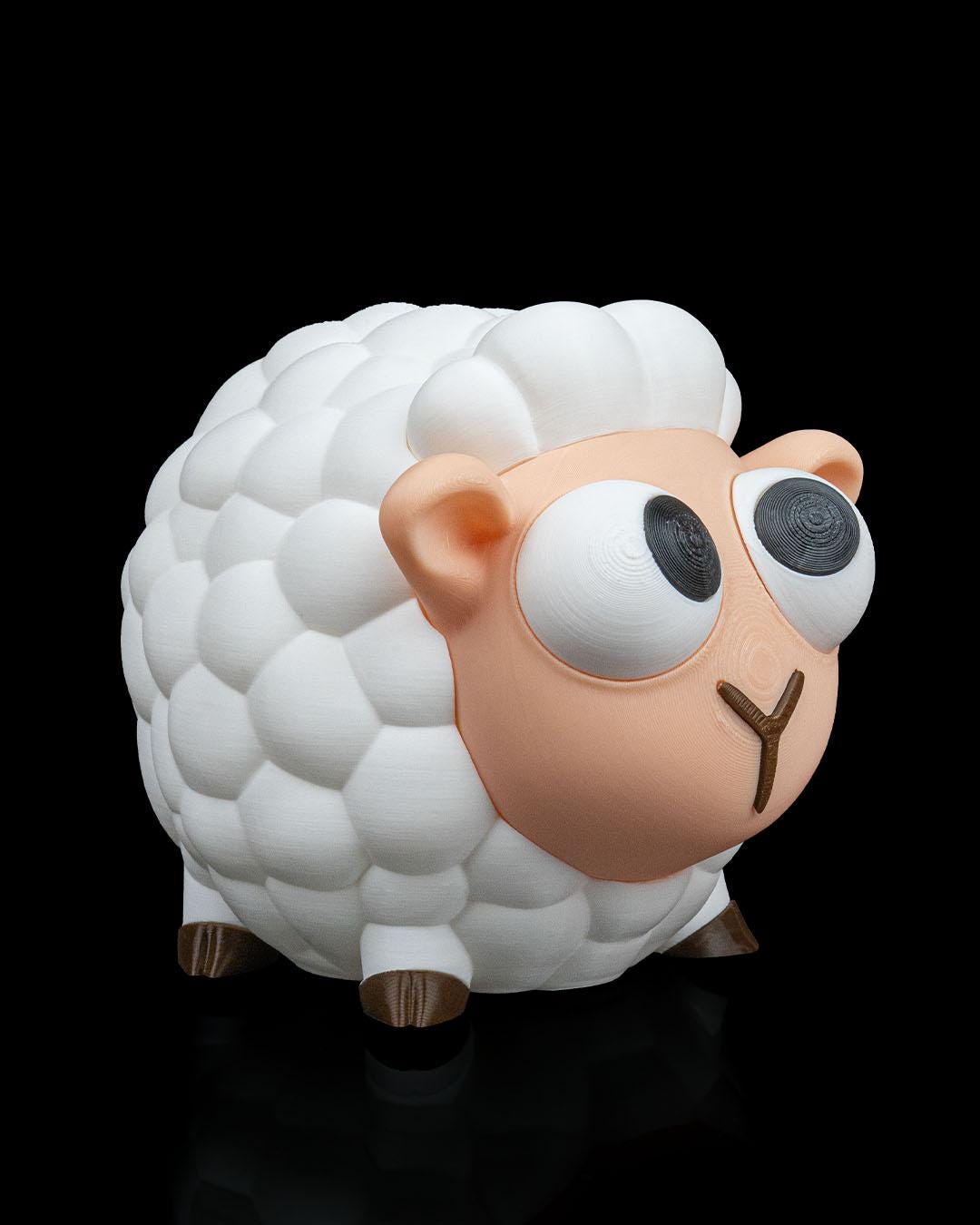Sheep Coin Bank – Cute Animal Piggy Bank for Kids and Adults – Fun Money Saving Box