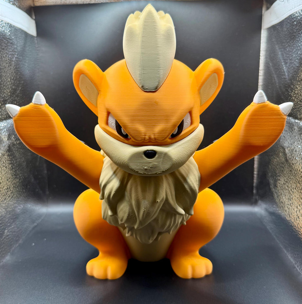 Growlithe 3D Window Decoration | Window Presser | Anime Desk Toy | Room Decor