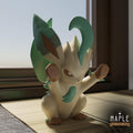 Leafeon 3D Window Decoration | Window Presser | Anime Desk Toy | Room Decor