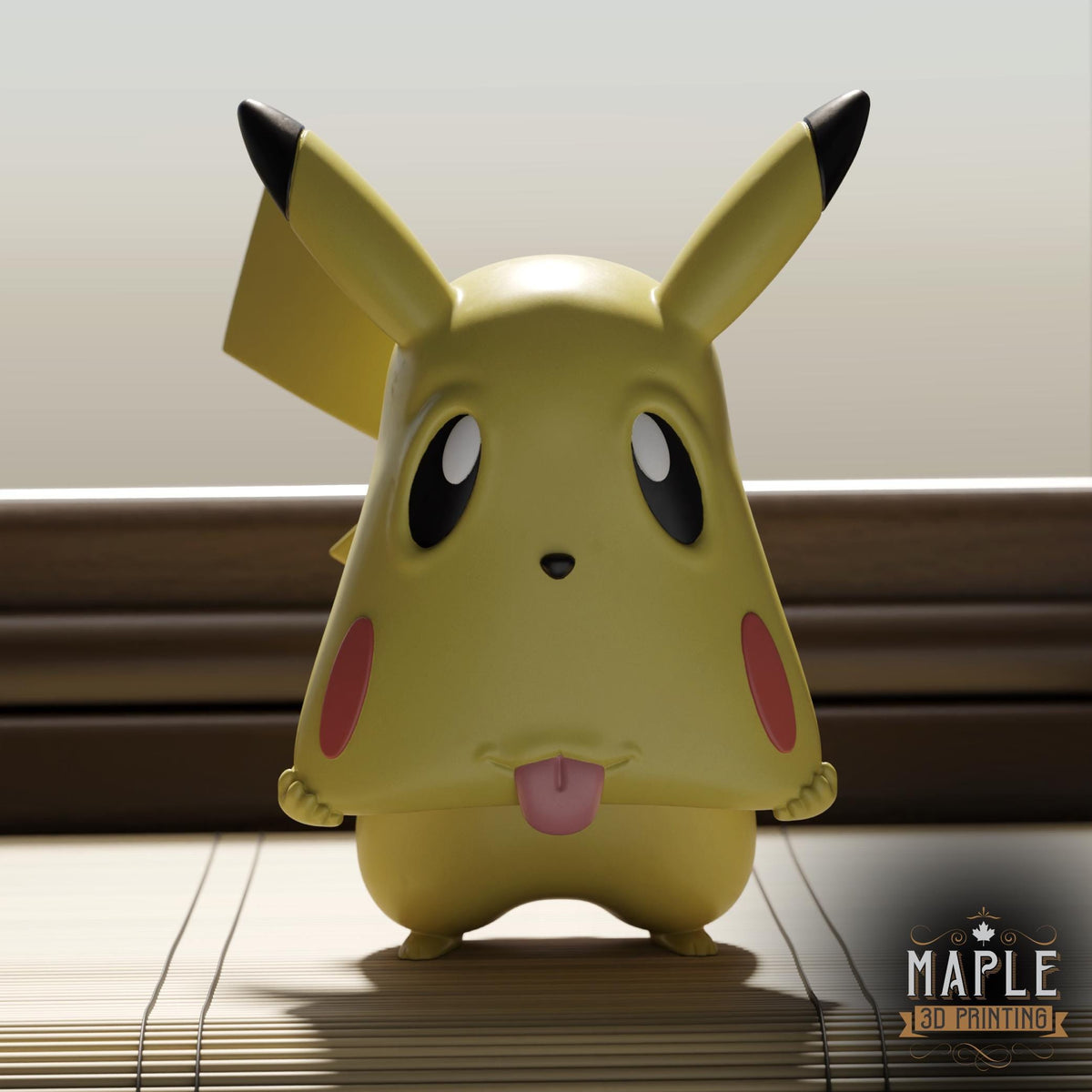 Stretchy Face Pikachu 3D Window Decoration | Funny Meme Window Presser | Spooky Cute Anime Decor