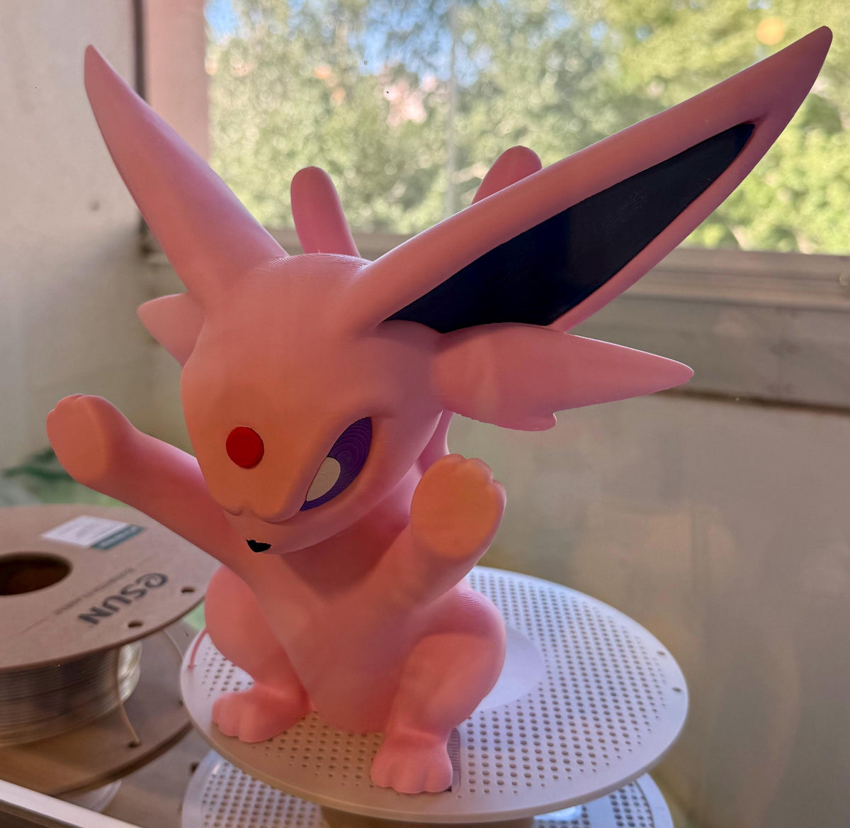 Espeon 3D Window Decoration | Window Presser | Anime Desk Toy | Room Decor