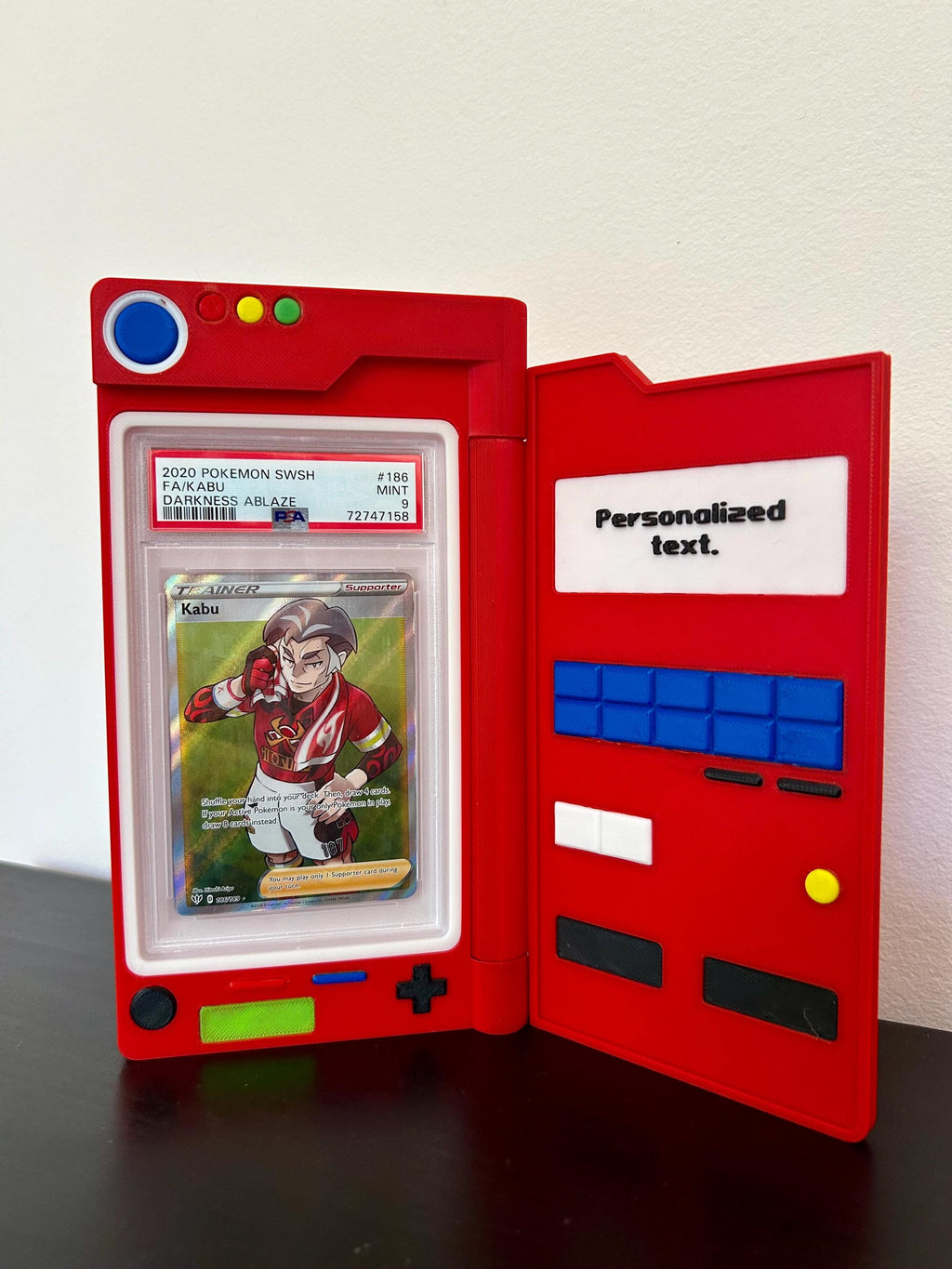 Pokedex Card Holder | Pokémon Card Stand | Custom Gift for Gamers & Collectors | PSA Beckett ACE