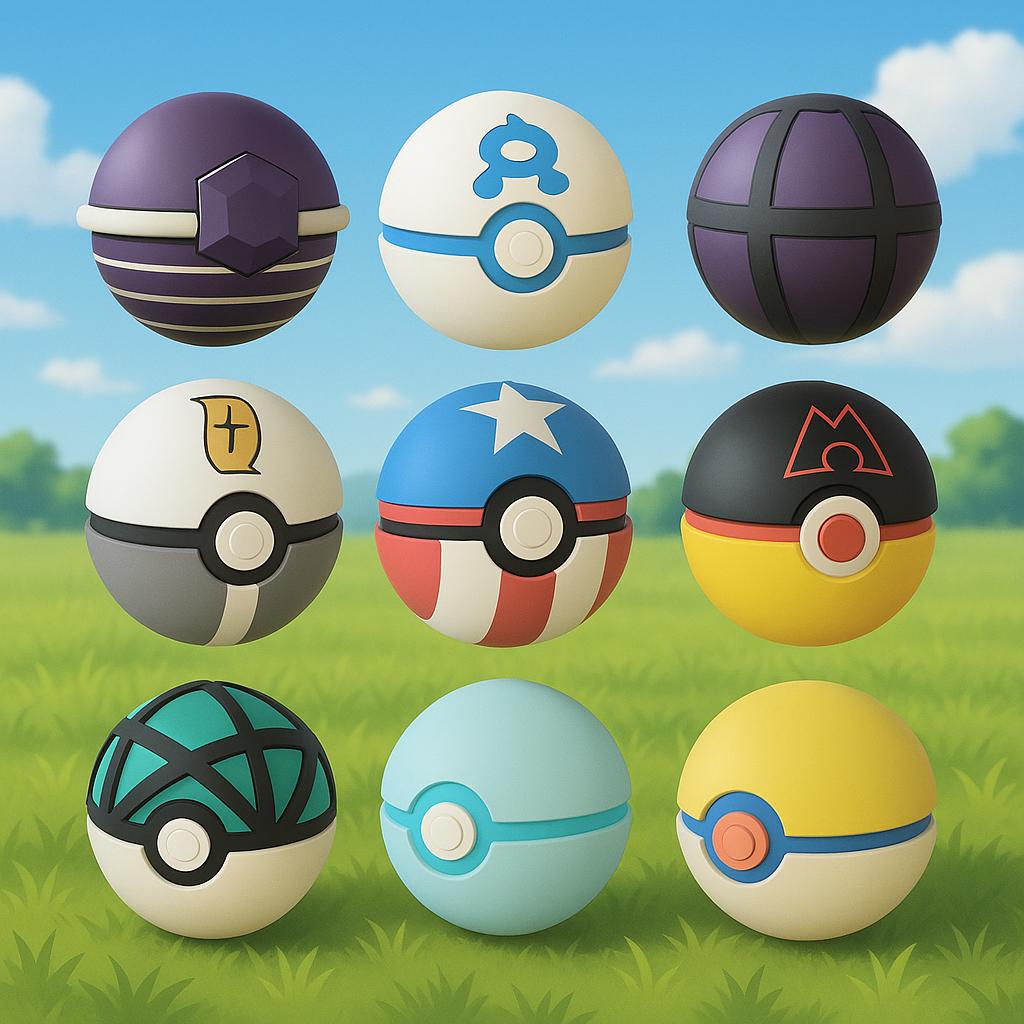 3D Printed Creature Balls | Magma, Nest, Dream, Dark, Aqua Ball Designs | Custom Character Ball Gift