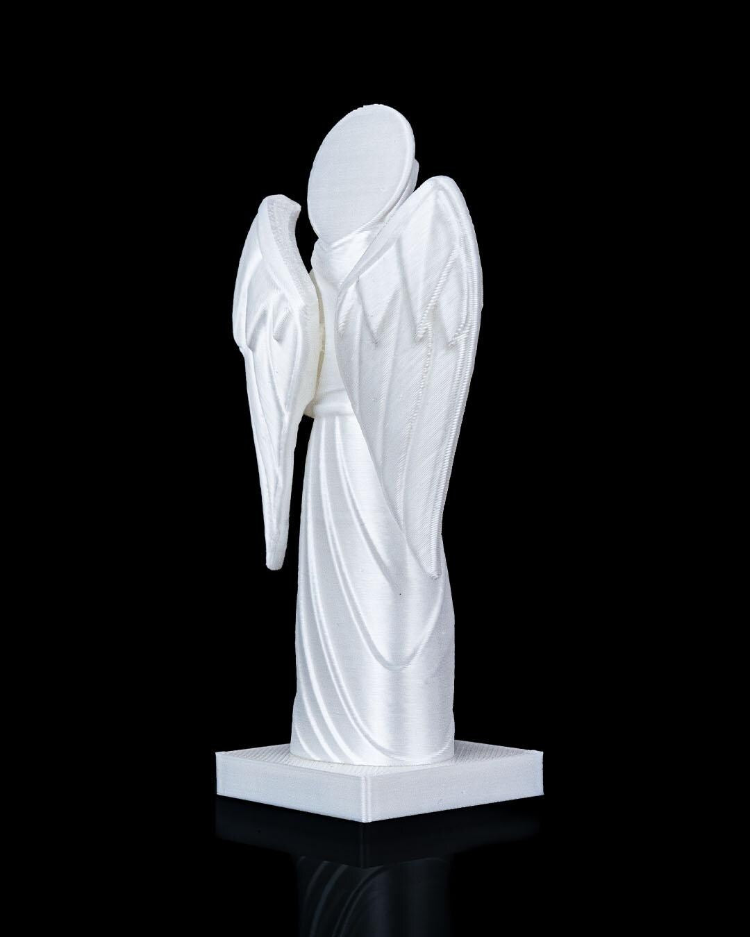 Angel Statue – White Guardian Angel Figurine, Religious Home Decor, Spiritual Gift