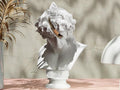 3D Printed Dionysus Bust – Greek God of Wine, Mythological Decor, Unique Fragmented Sculpture