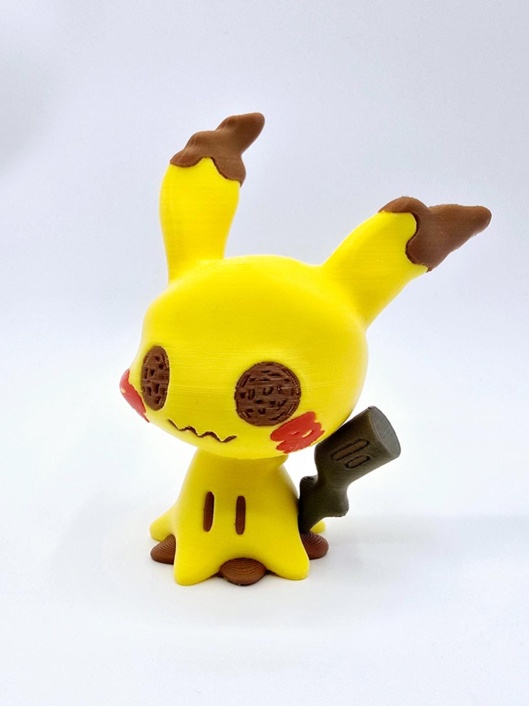 Chibi Mimikyu Figure | 3D Printed Pokemon Collectible | Cute Ghost Pokemon | Kawaii Desk Toy | Pokemon Fan Gift | Anime Figurine