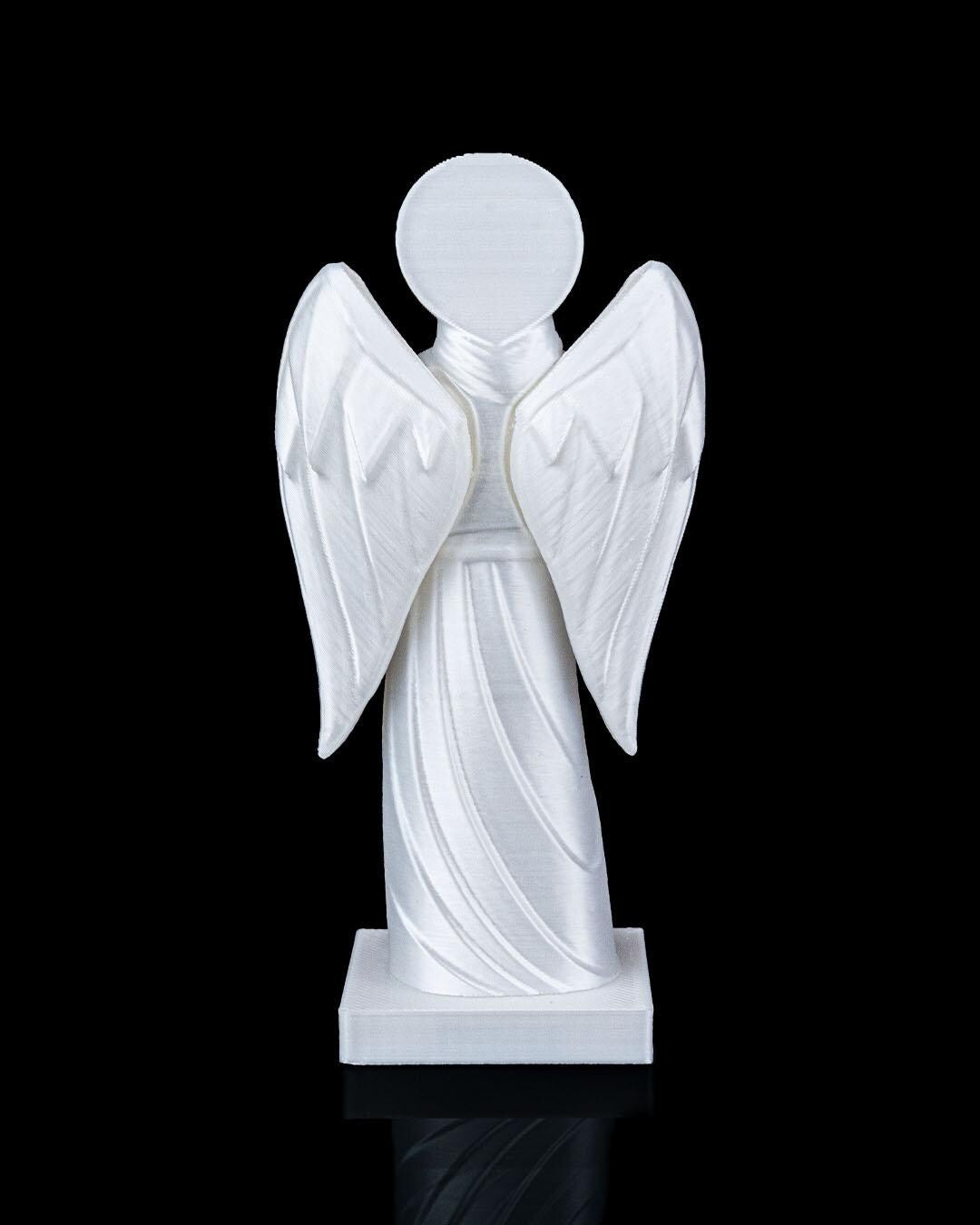 Angel Statue – White Guardian Angel Figurine, Religious Home Decor, Spiritual Gift