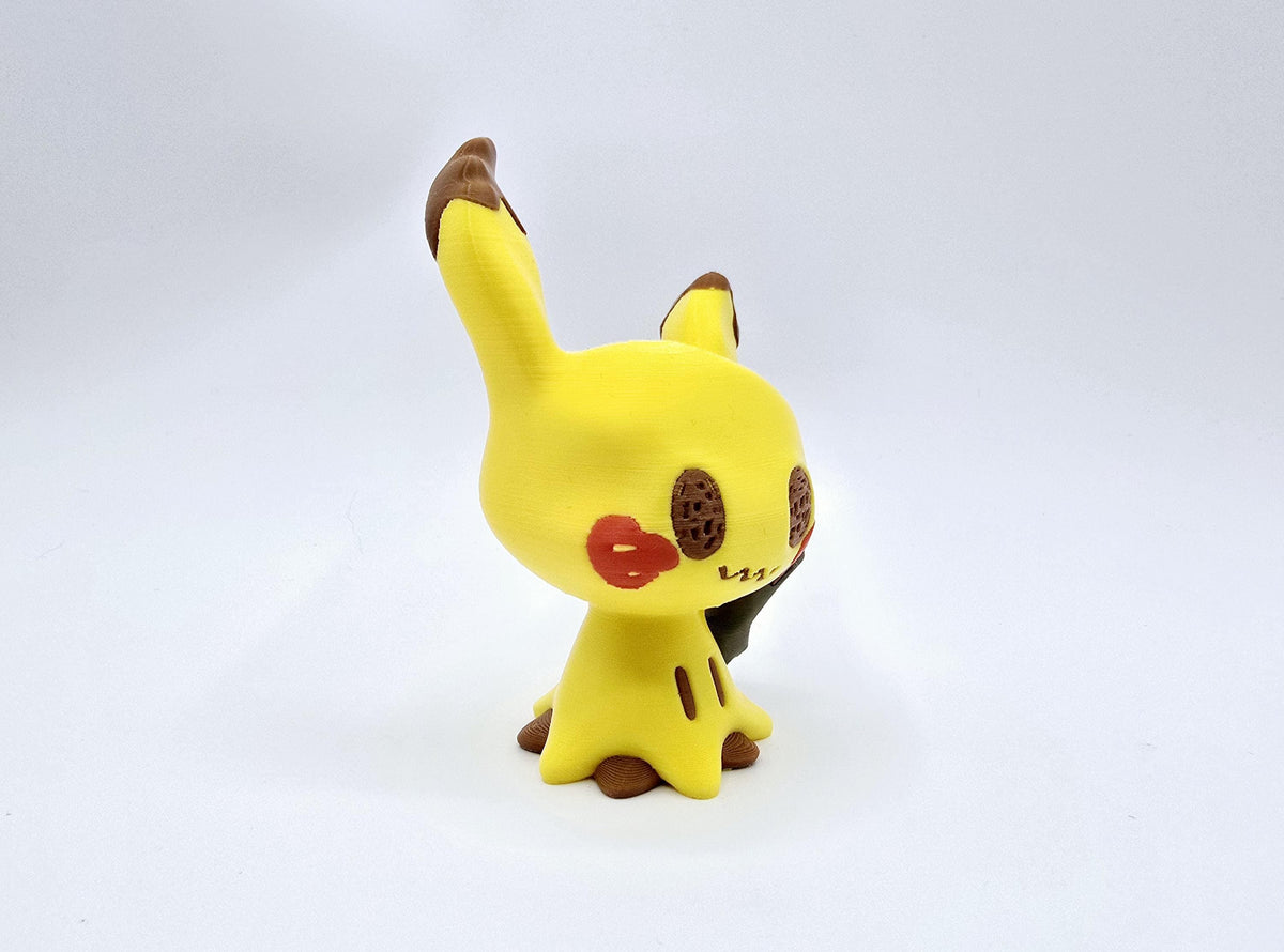 Chibi Mimikyu Figure | 3D Printed Pokemon Collectible | Cute Ghost Pokemon | Kawaii Desk Toy | Pokemon Fan Gift | Anime Figurine