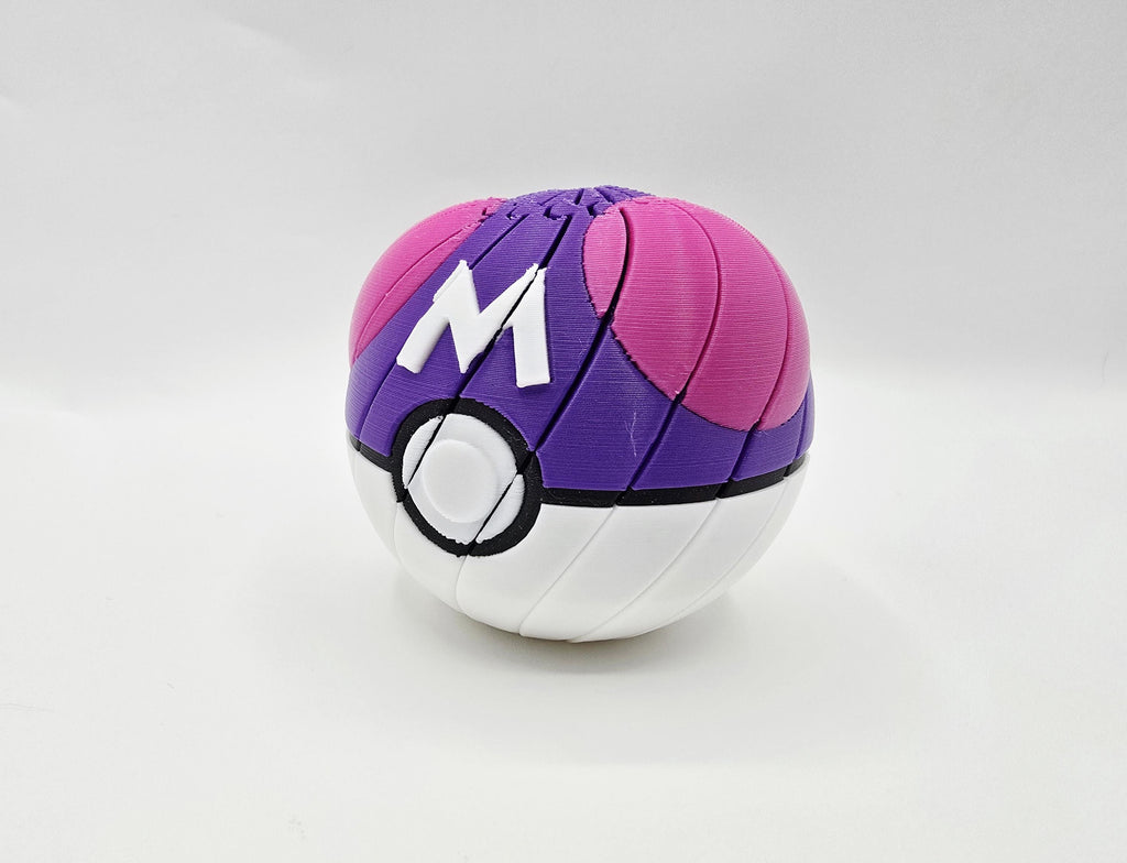 Rare Ball Twist Fidget Toy | 3D Printed Full Color Character Ball Fidget | Monster Ball Spinner | Stress Relief ADHD | Cool Gamer Desk Gift