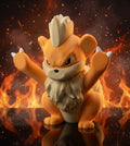 Growlithe 3D Window Decoration | Window Presser | Anime Desk Toy | Room Decor