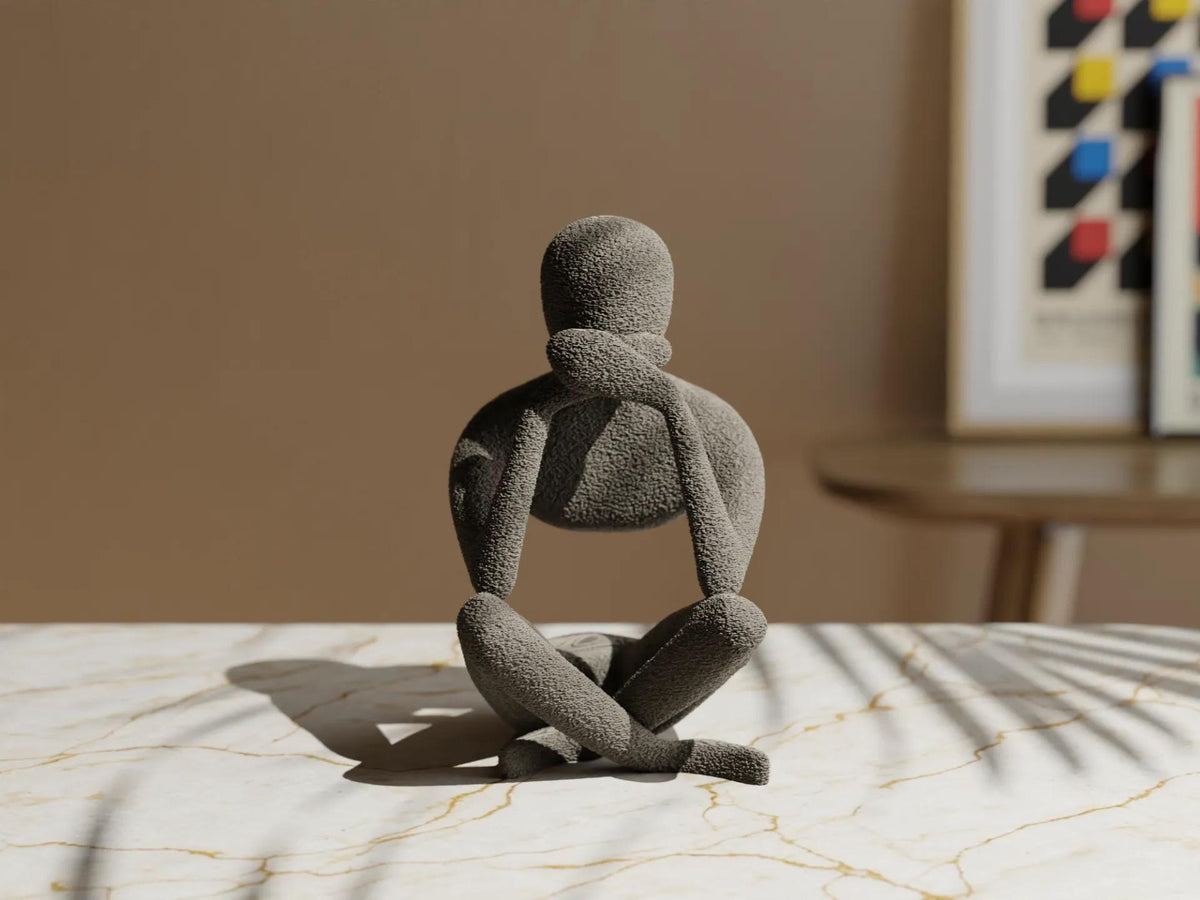 Modern Statue Trio - See, Hear, Speak No Evil Figurines - Minimalist Home Decor, Unique Gift