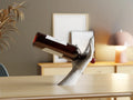 3D Printed Wine Bottle Holder – Unique Hand Sculpture Display Stand