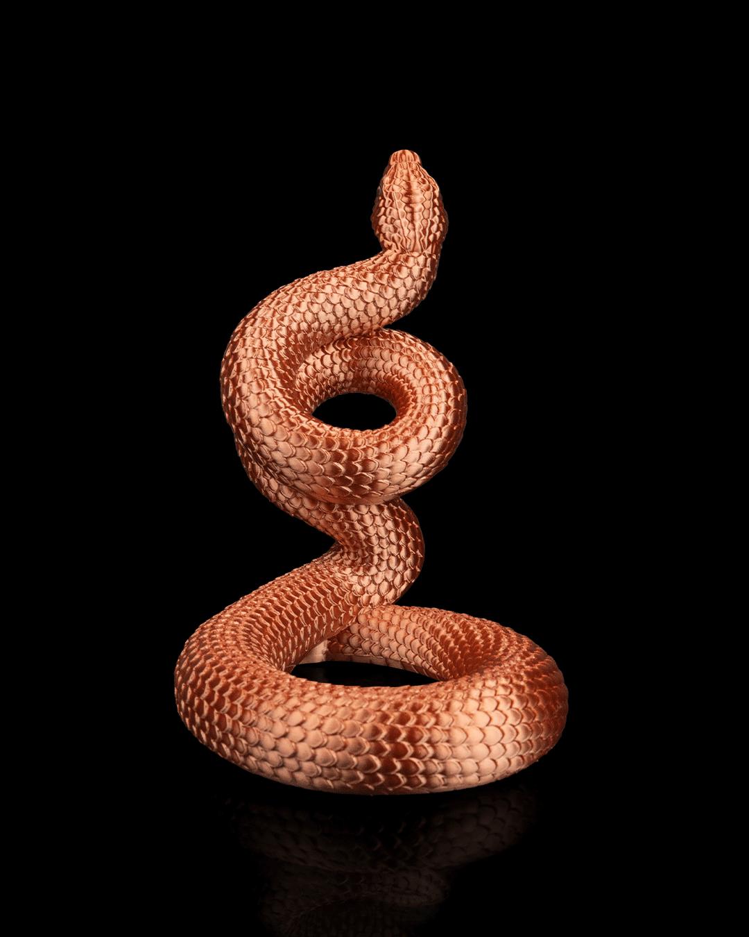 Viper Wine Bottle Holder – Unique Serpent Vine Rack for Home Bar Décor