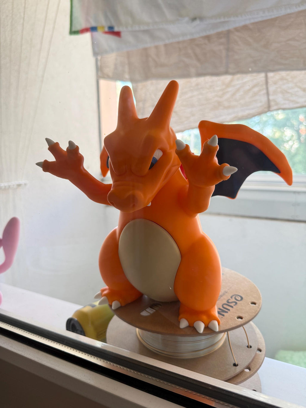 Charizard 3D Window Decoration | Window Presser | Anime Desk Toy | Room Decor