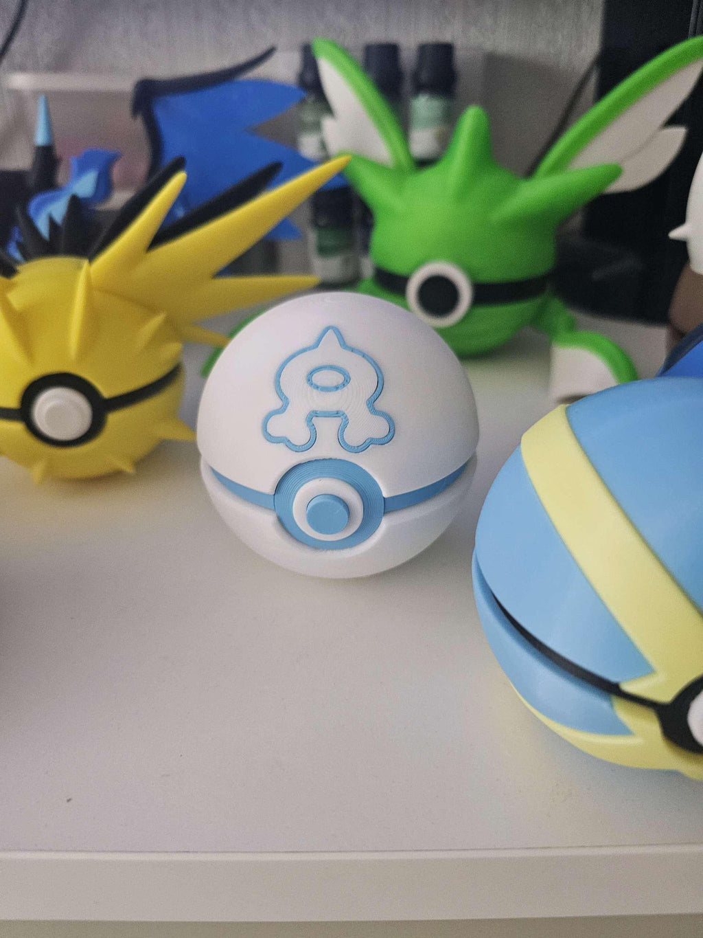 3D Printed Creature Balls | Magma, Nest, Dream, Dark, Aqua Ball Designs | Custom Character Ball Gift