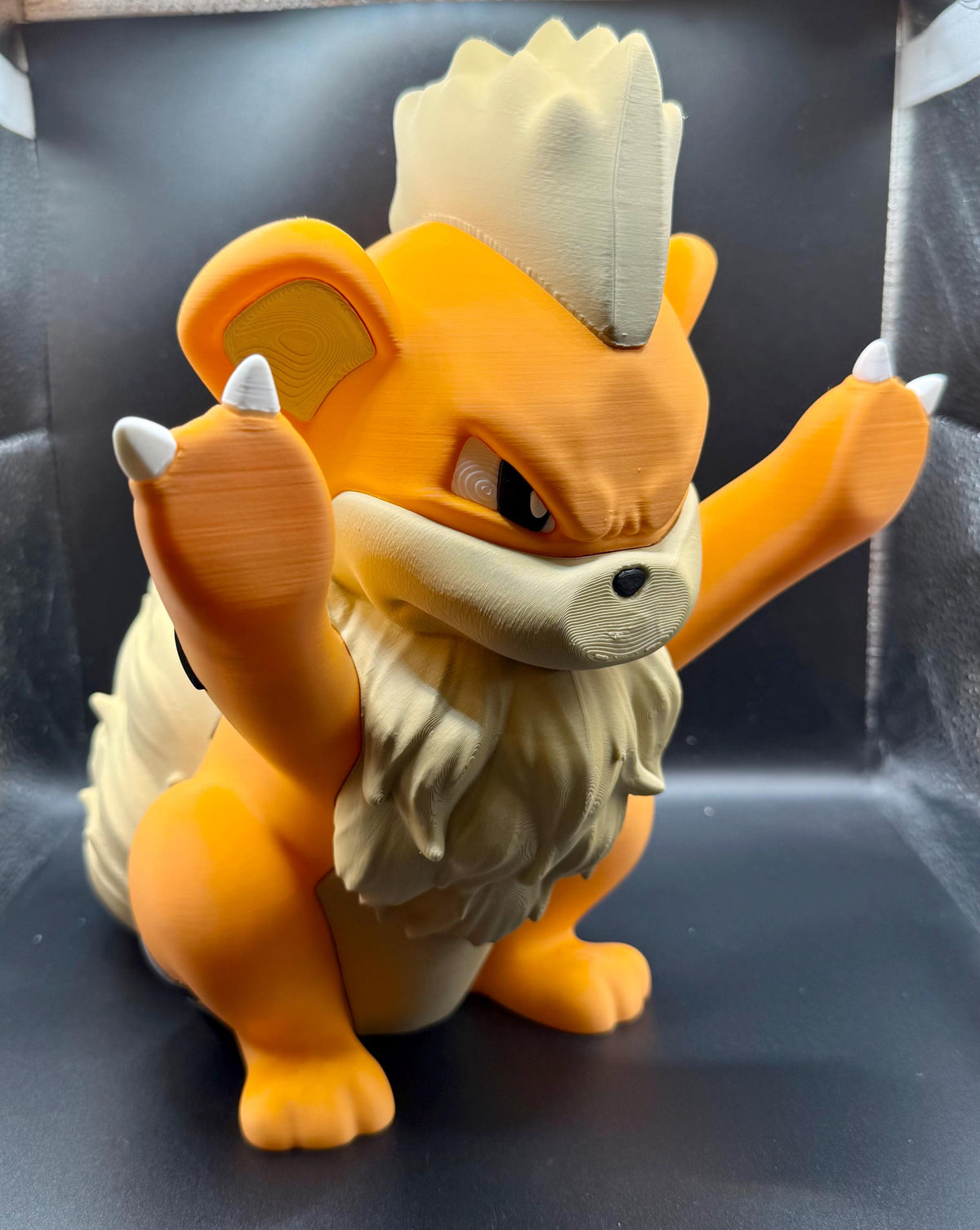 Growlithe 3D Window Decoration | Window Presser | Anime Desk Toy | Room Decor