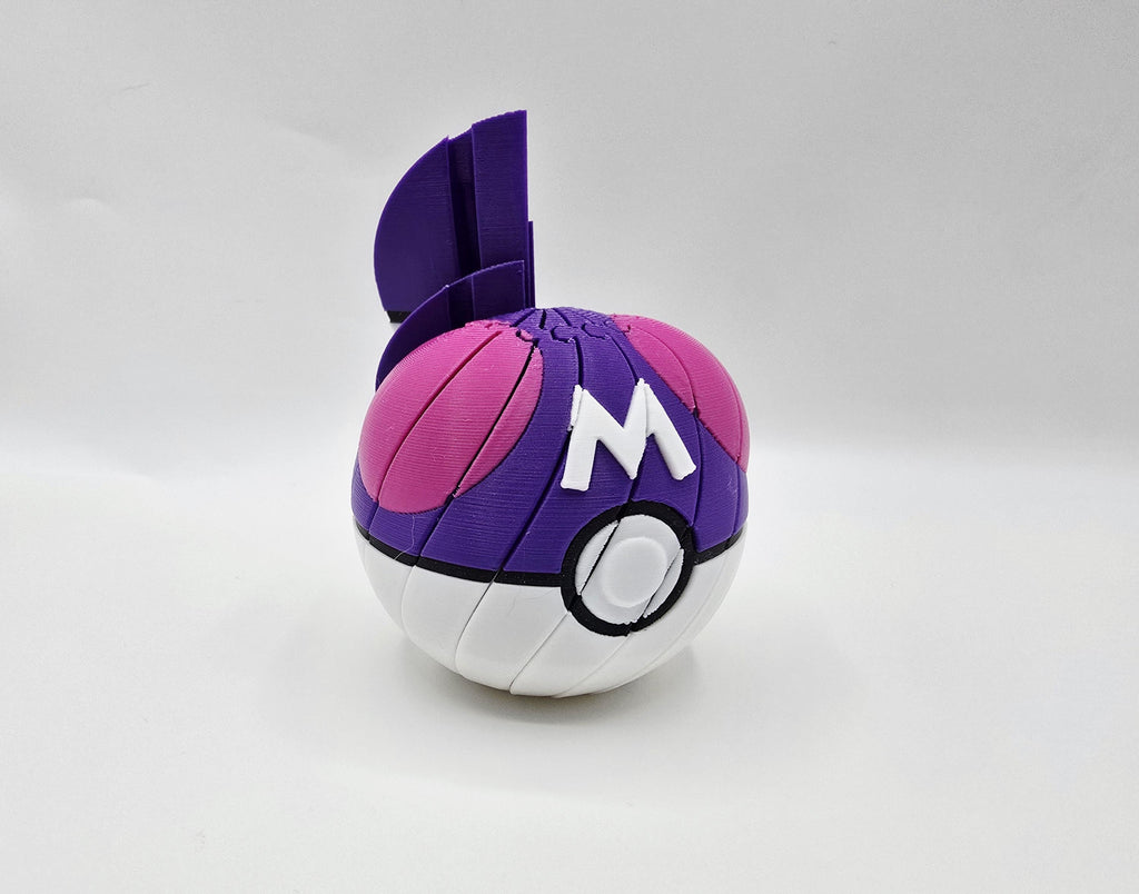 Rare Ball Twist Fidget Toy | 3D Printed Full Color Character Ball Fidget | Monster Ball Spinner | Stress Relief ADHD | Cool Gamer Desk Gift
