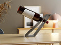3D Printed Wine Bottle Holder – Modern Minimalist Display Stand