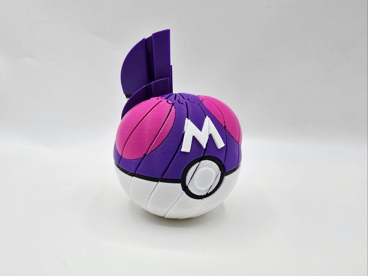 Rare Ball Twist Fidget Toy | 3D Printed Full Color Character Ball Fidget | Monster Ball Spinner | Stress Relief ADHD | Cool Gamer Desk Gift