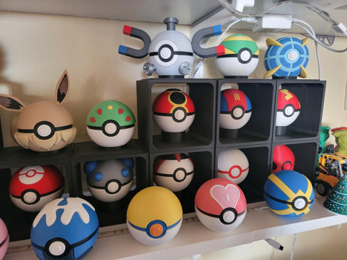 3D Printed Creature Balls | Generation I Creatures (#001–151) | Custom Character Ball Collectibles