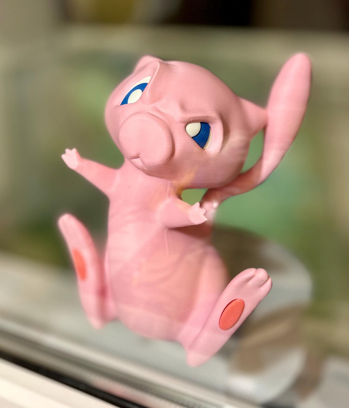 Mew 3D Window Decoration | Window Presser | Anime Desk Toy | Room Decor