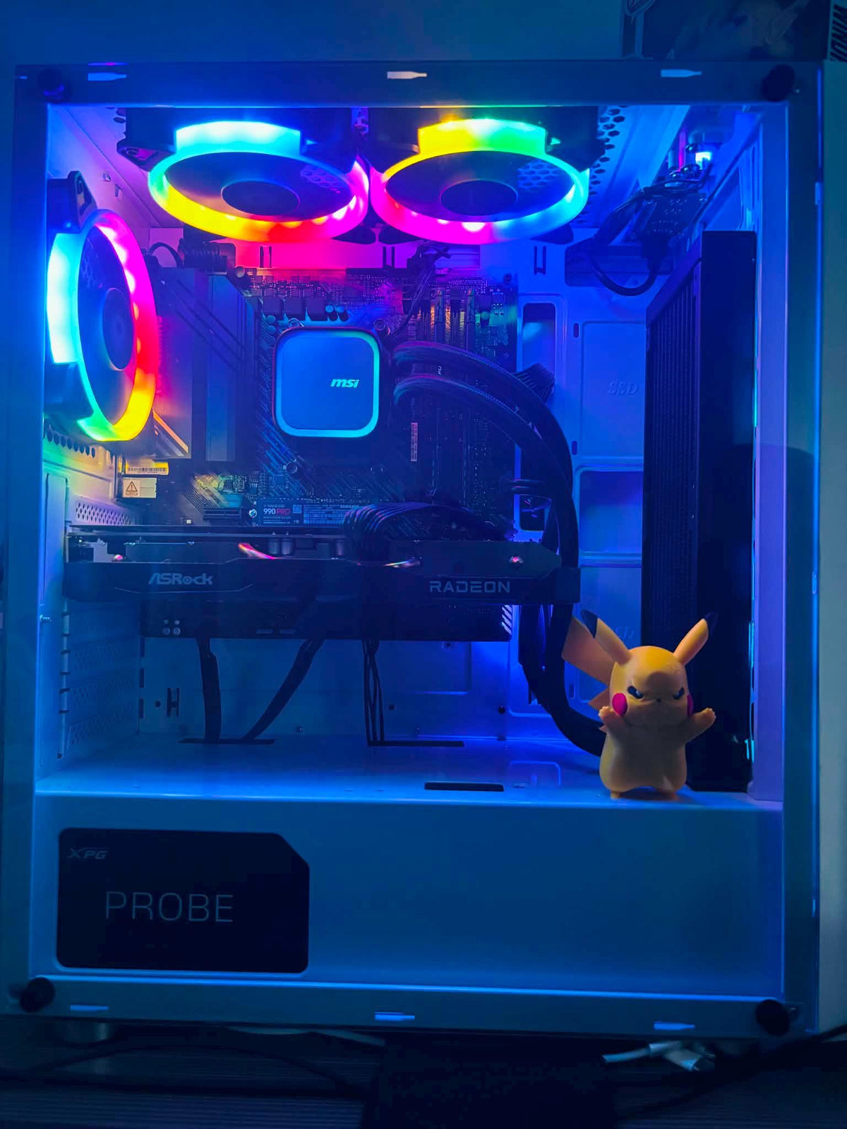 Angry Pikachu 3D Window Decoration | Window Presser Figure | Pikachu Fan Gift | 3D Printed Desk Toy