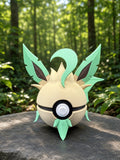 Leafeon 3D Printed Creature Ball | Custom Character Ball Collectible | Pokémon Fan Gift