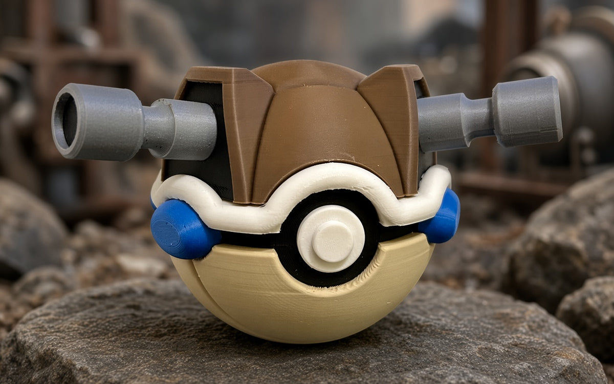 Blastoise 3D Printed Creature Ball | Custom Character Ball Collectible | Pokémon Fan Gift